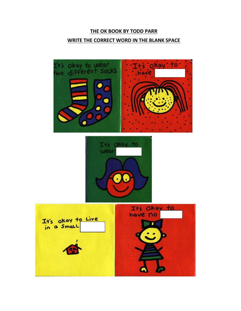 THE OK BOOK . FILL IN THE GAP