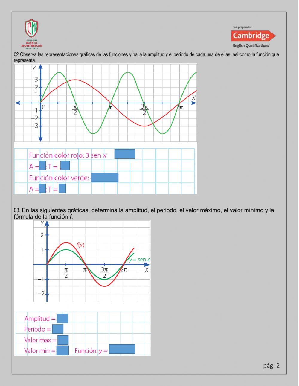 Funciones trigonométricas