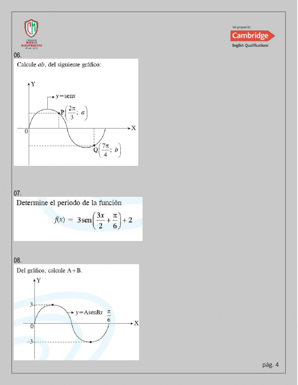 Funciones trigonométricas Funciones trigonométricas