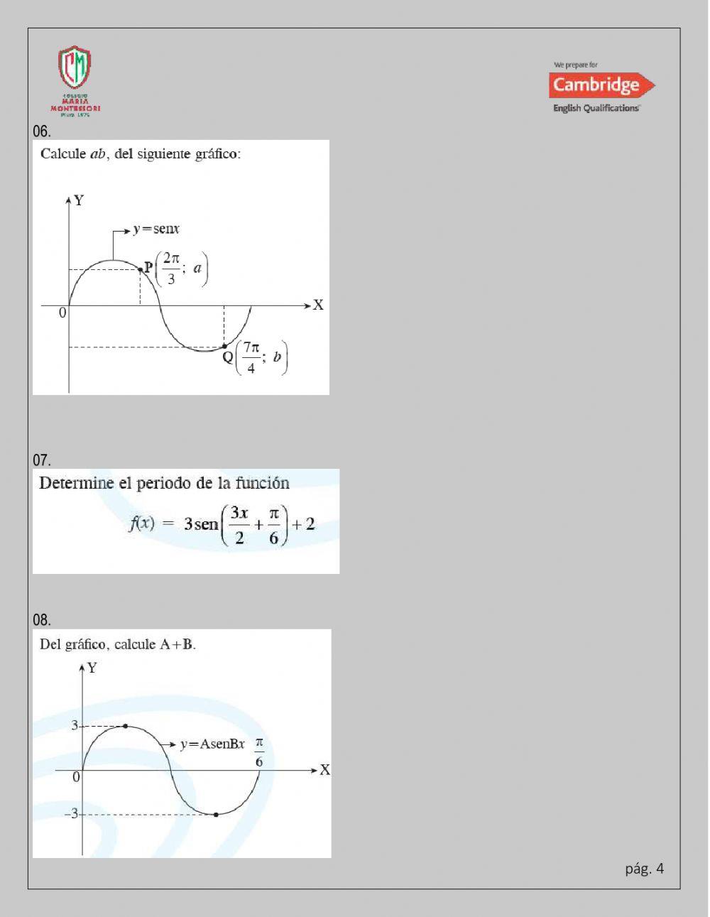 Funciones trigonométricas