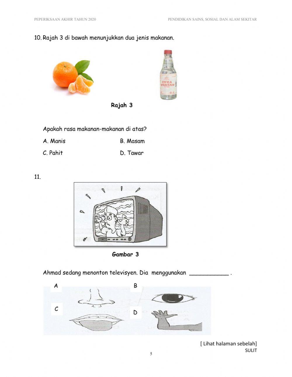 Peperiksaan akhir tahun 2020