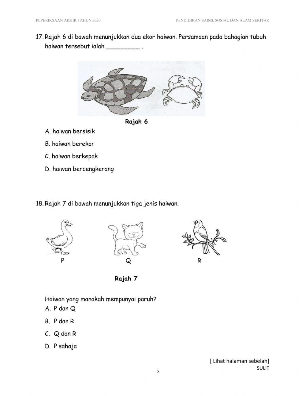 Peperiksaan akhir tahun 2020