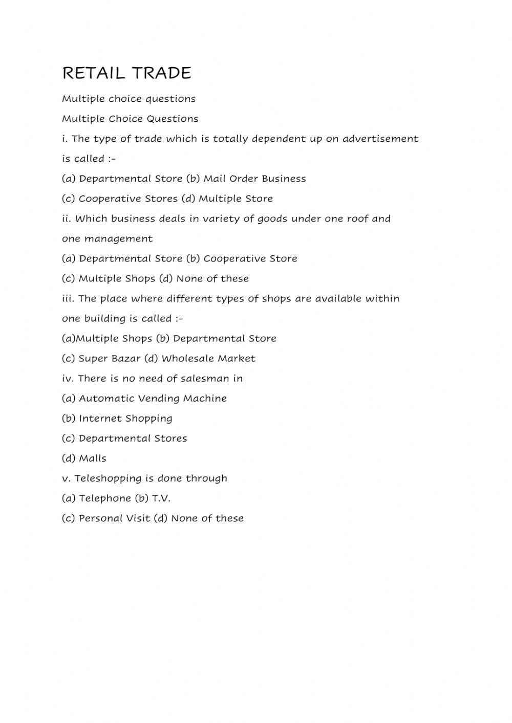 retail-trade-488278-k-s-lavanya-live-worksheets