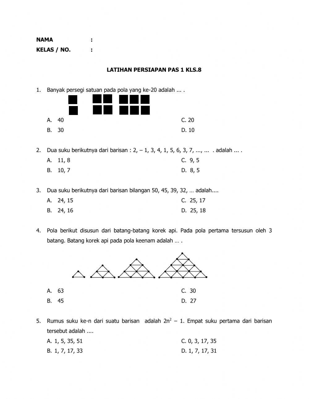 Lat. persiapan PAS kls 8 (1)