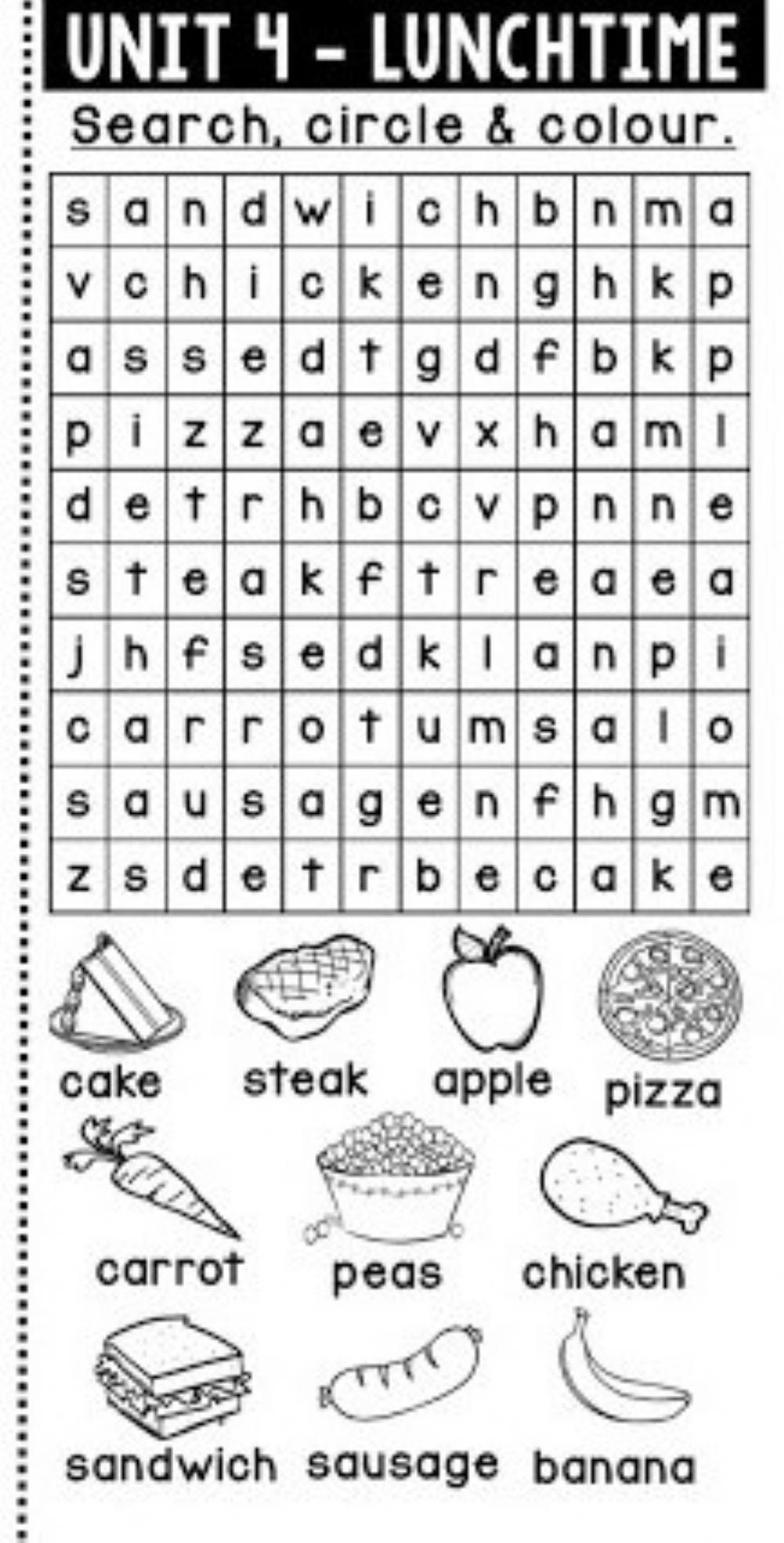 Unit 4: Lunchtime