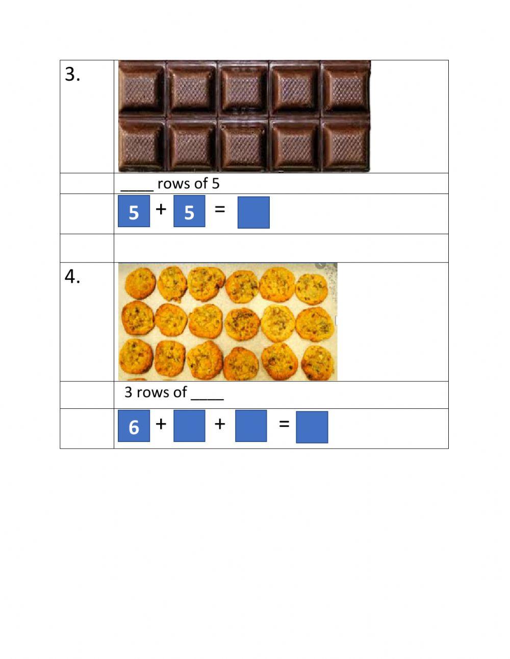 Arrays activity | Live Worksheets