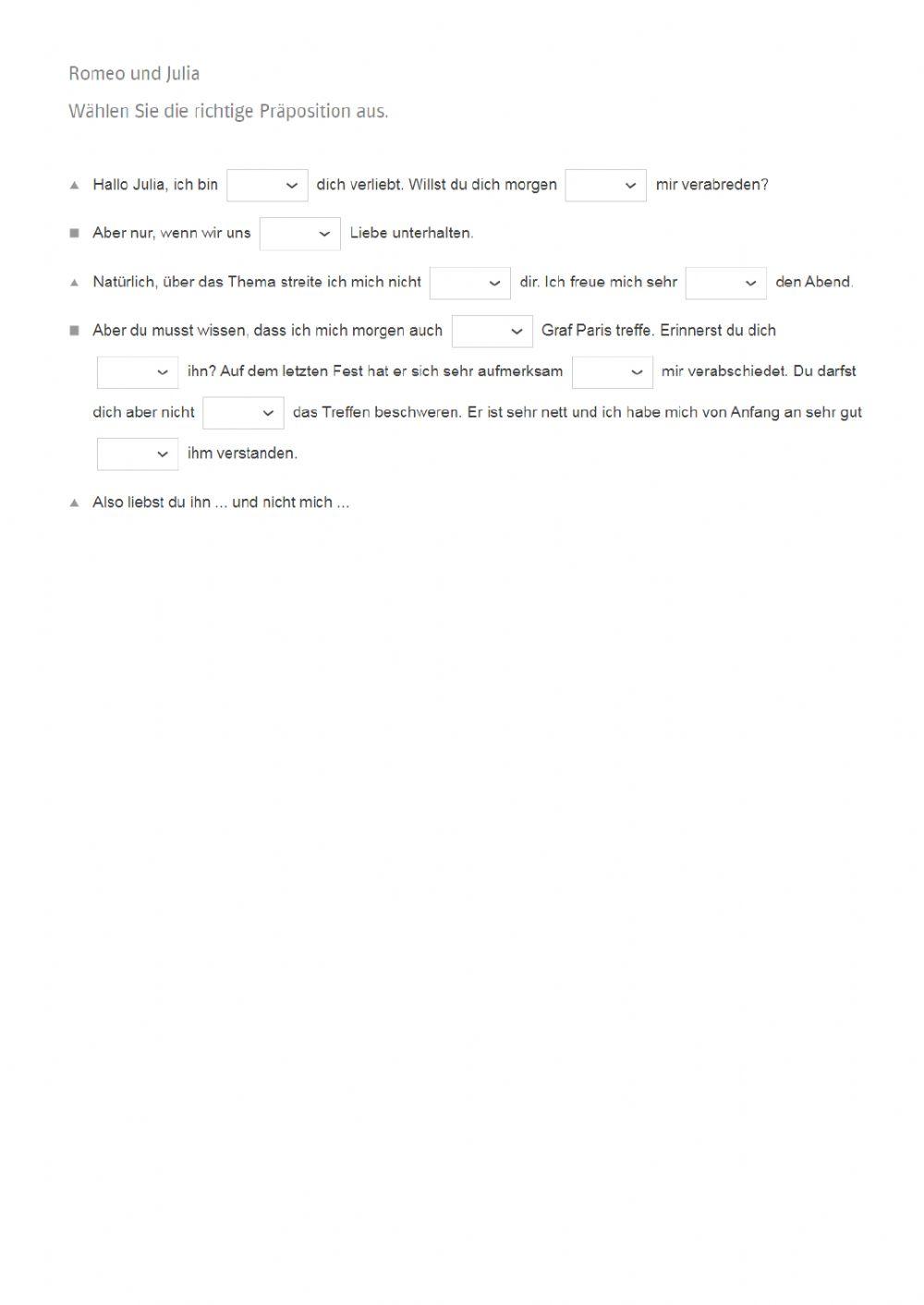 Verben mit Präpositionen