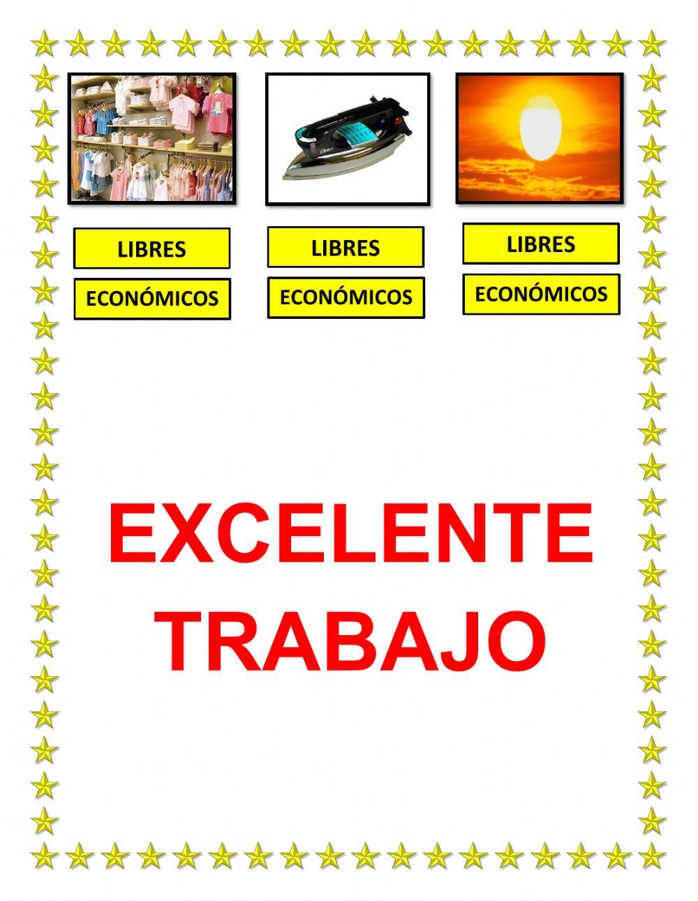 Bienes LIBRES Y ECONÓMICOS