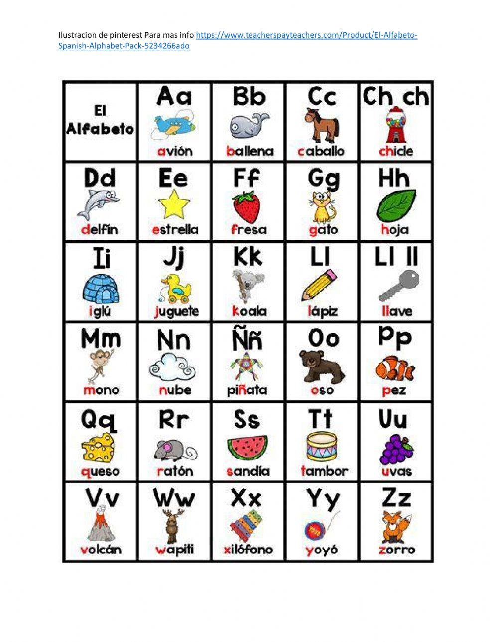 Busca las consonantes