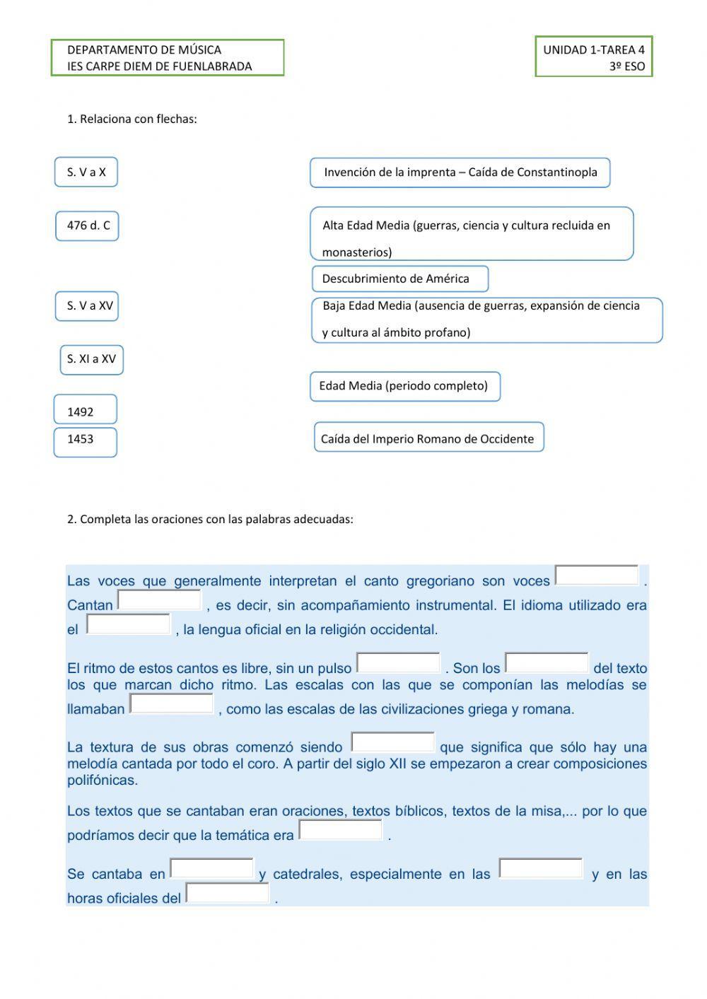Repaso Música Edad Media (I)