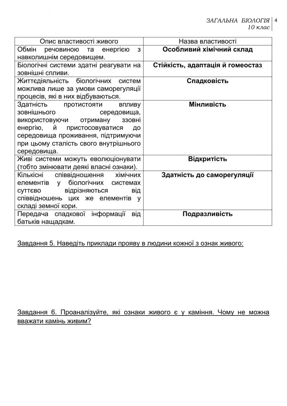 Мфждисциплінарні Звязки біології та екології. Рівні організації біологічних систем. Властивості живого