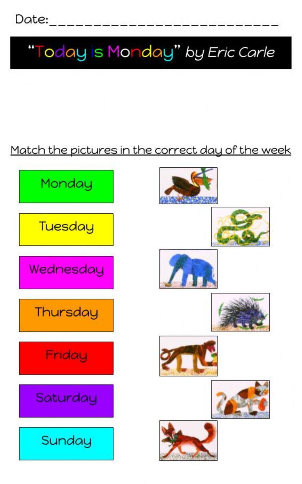 Today is monday 489826 natalia ciel live worksheets
