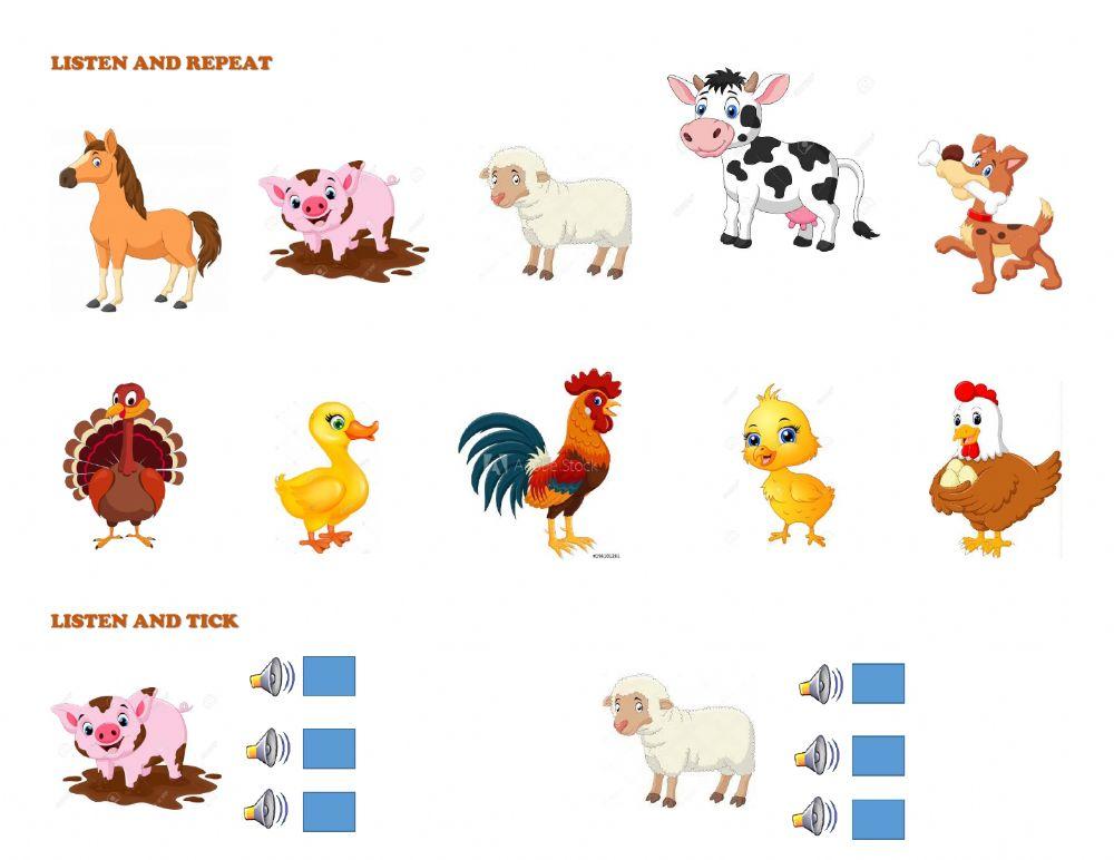 Farm animals