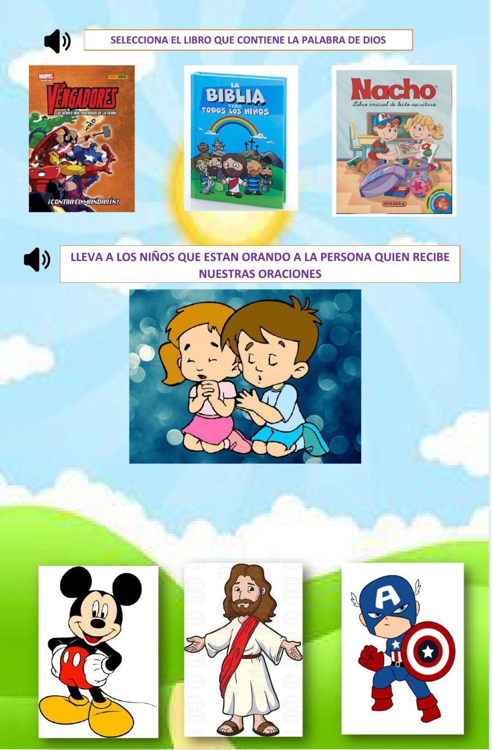 Examen final religion parvulo