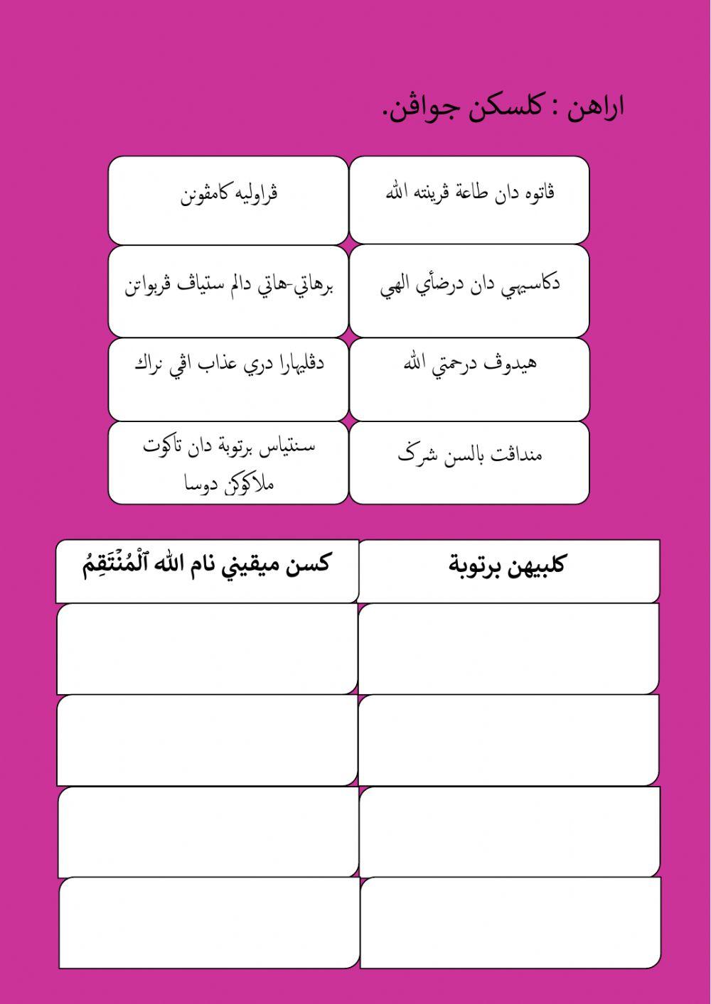 Nama Allah Al-Muntaqimu