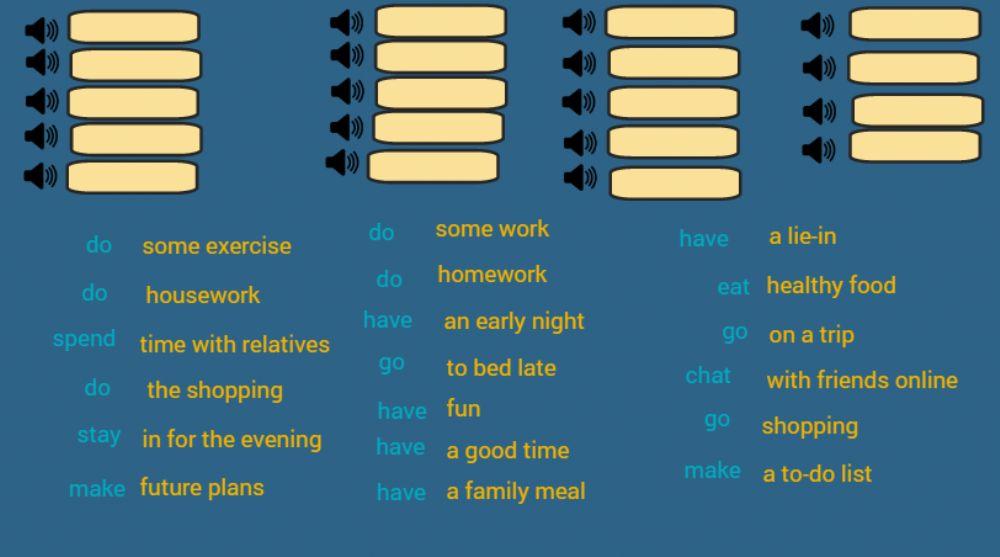 Navigate Pre-Intermediate 1.1 listening vocabulary