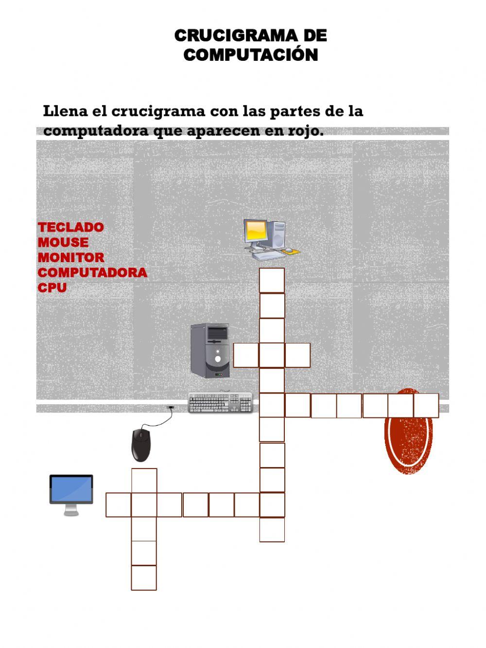 Crucigrama computación