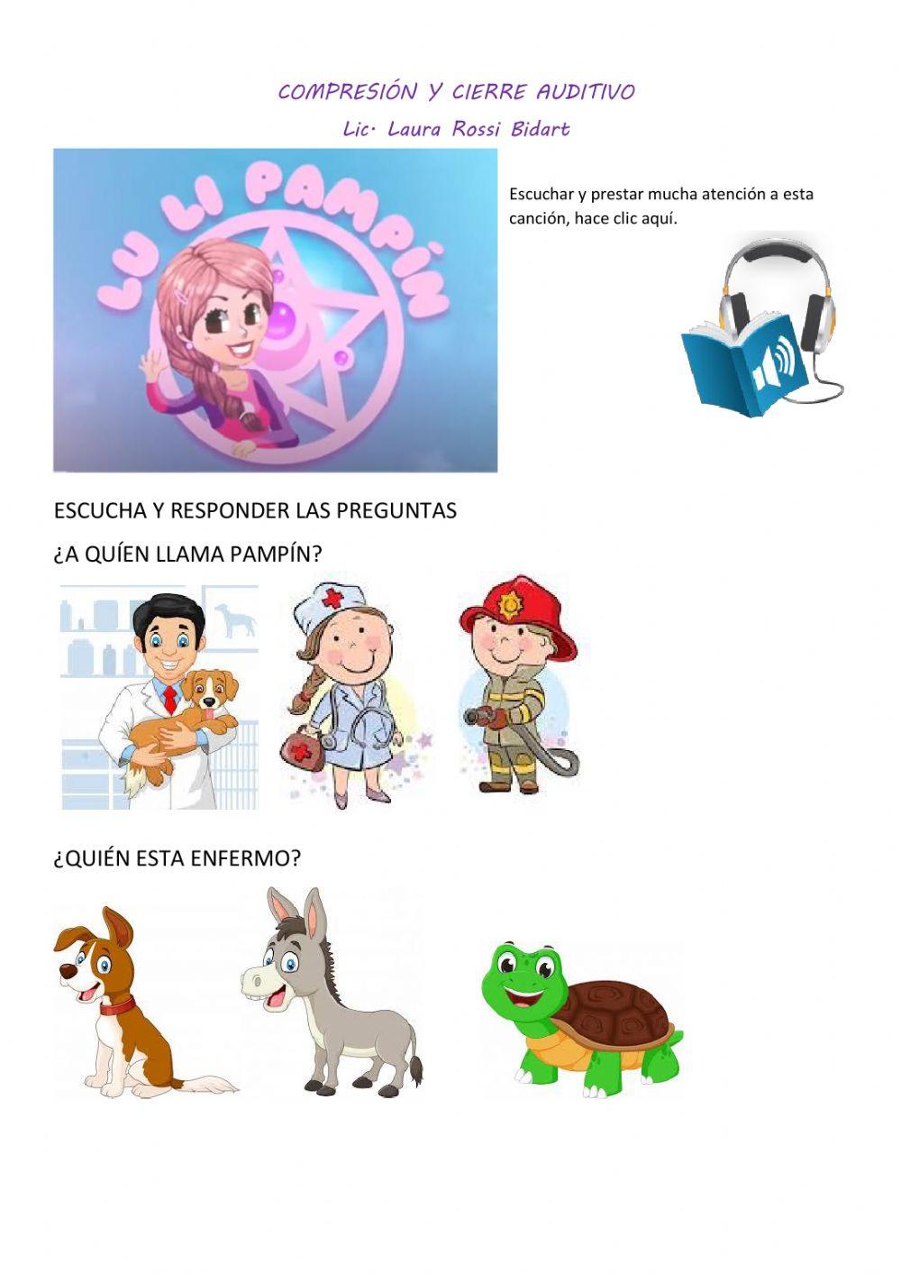 Comprención y cierre audtivo