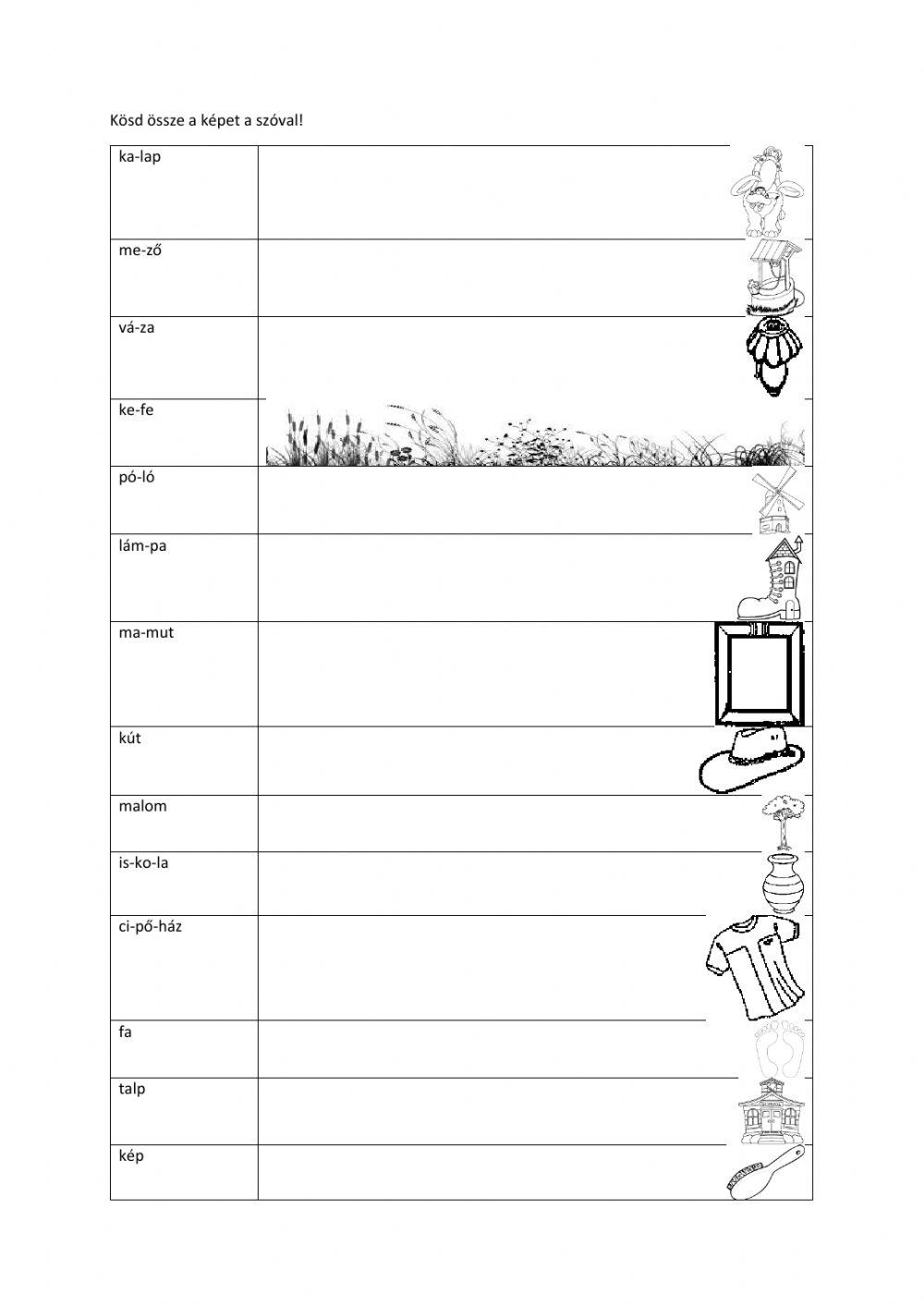 Meixner ő-igszó-kép összekötős