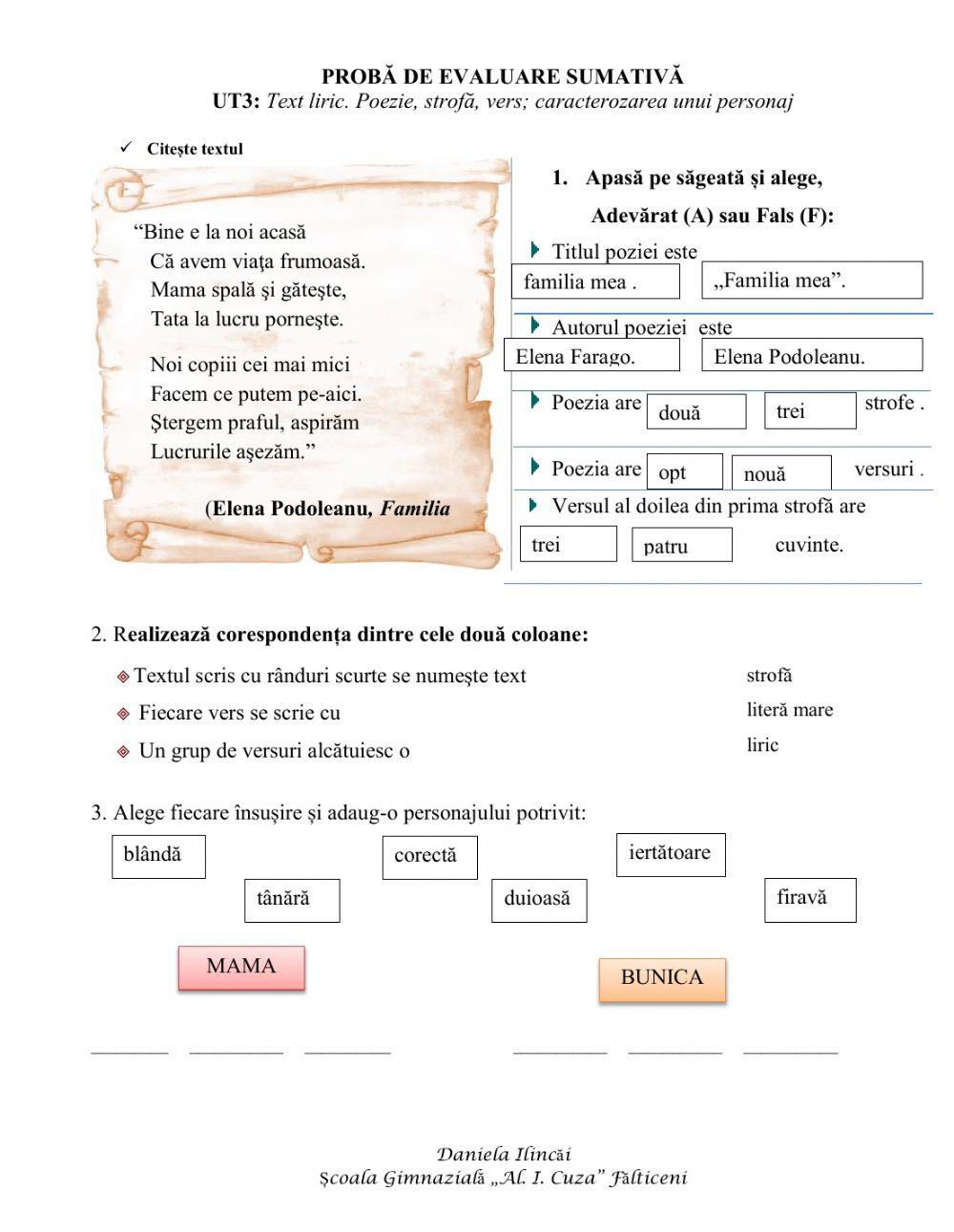 Familia, leaganul copilariei