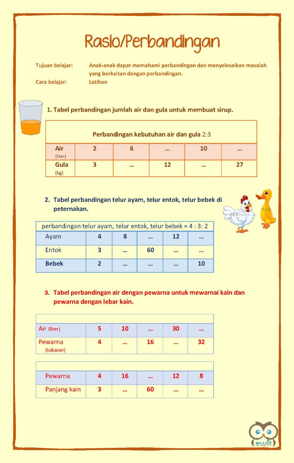 Perbandingan - Rasio