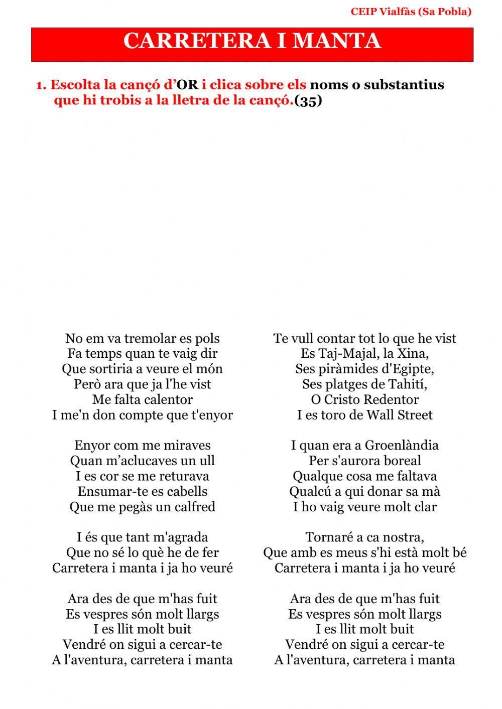 Els substantius o noms