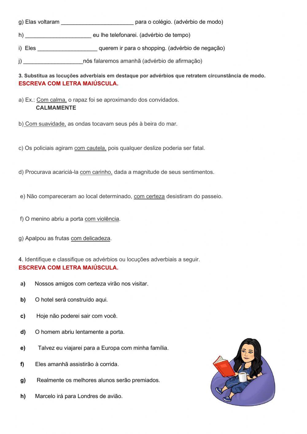 Advérbio e locução adverbial