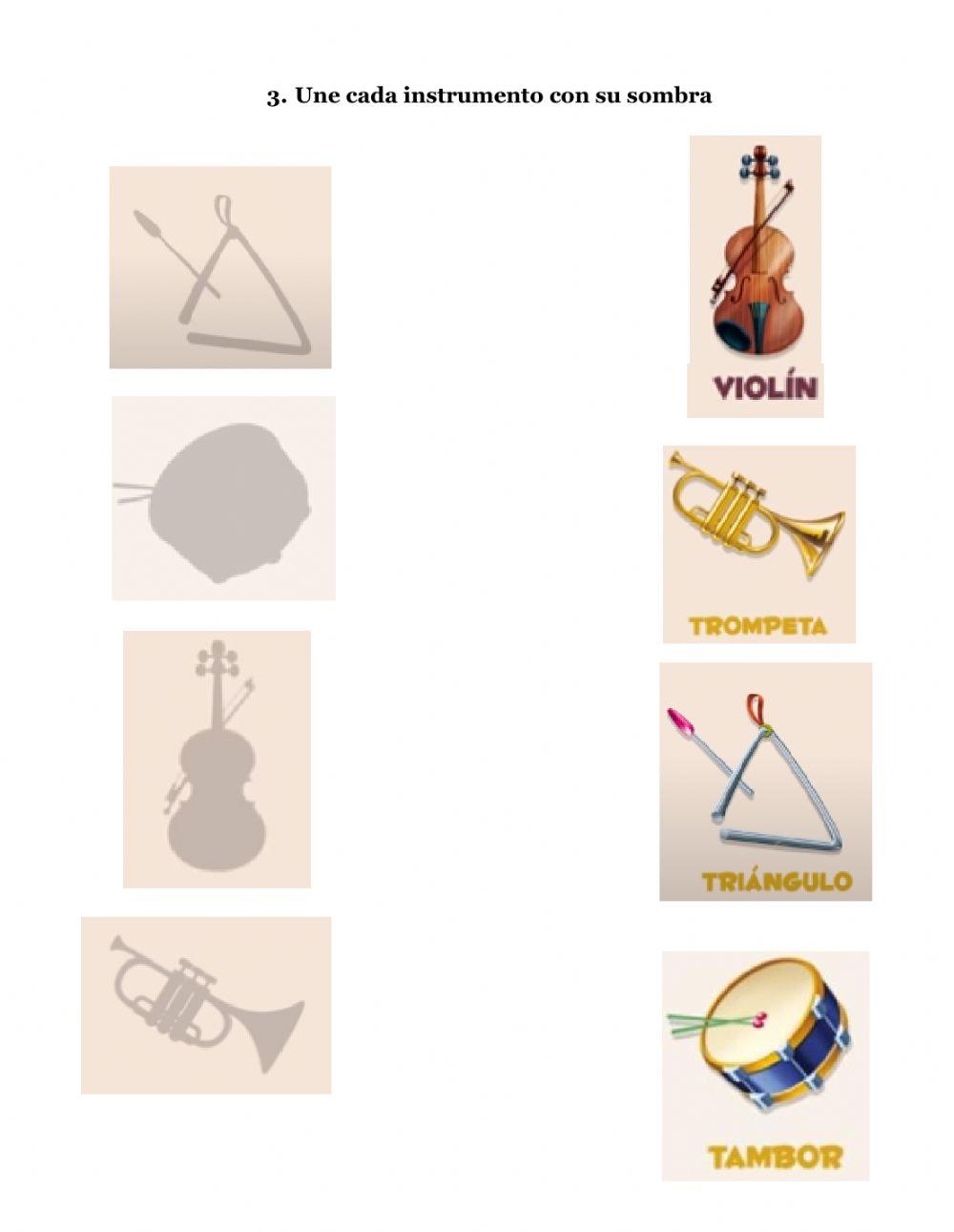 Los instrumentos musicales