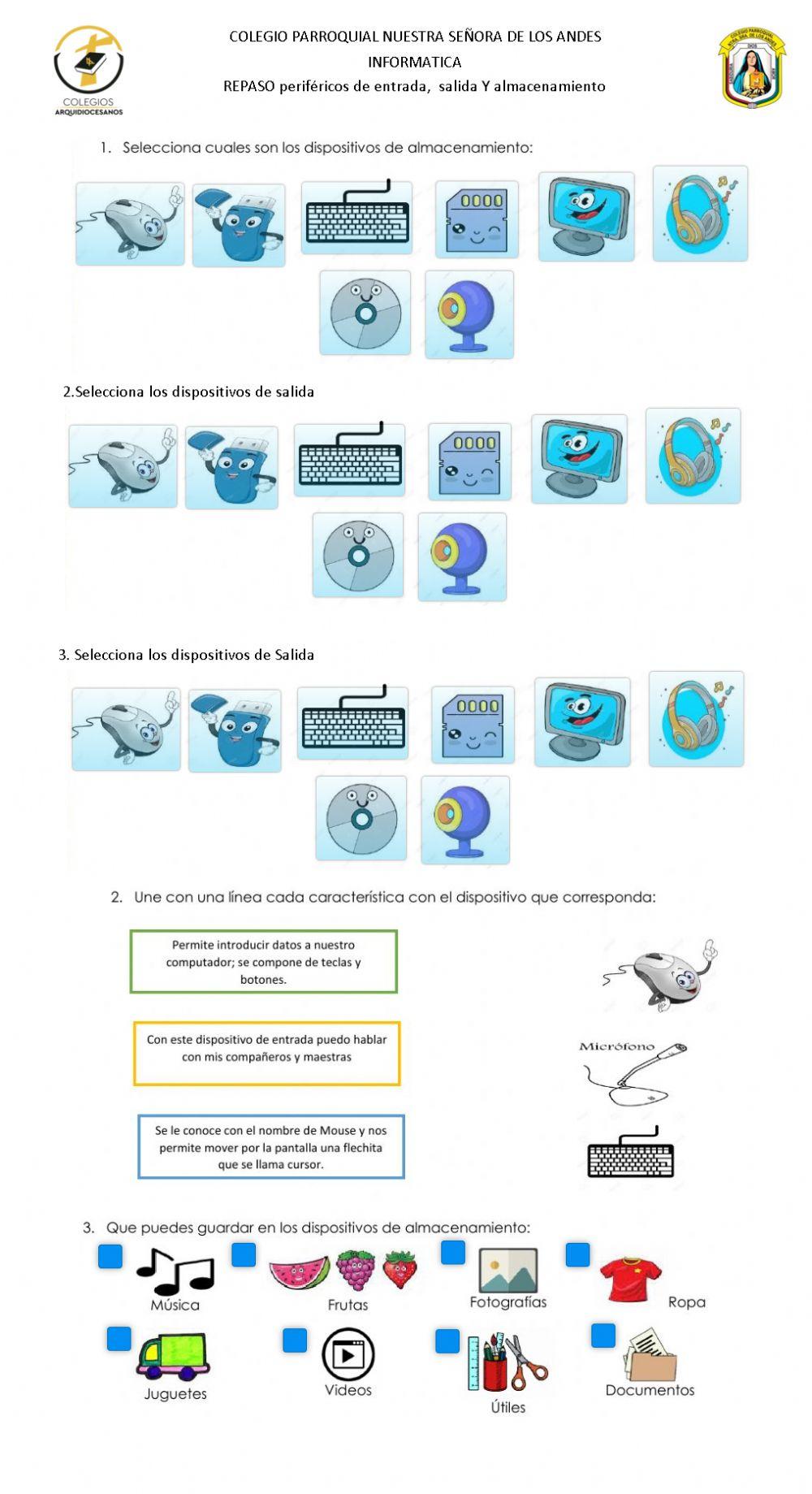 Dispositivos de entrada y salida