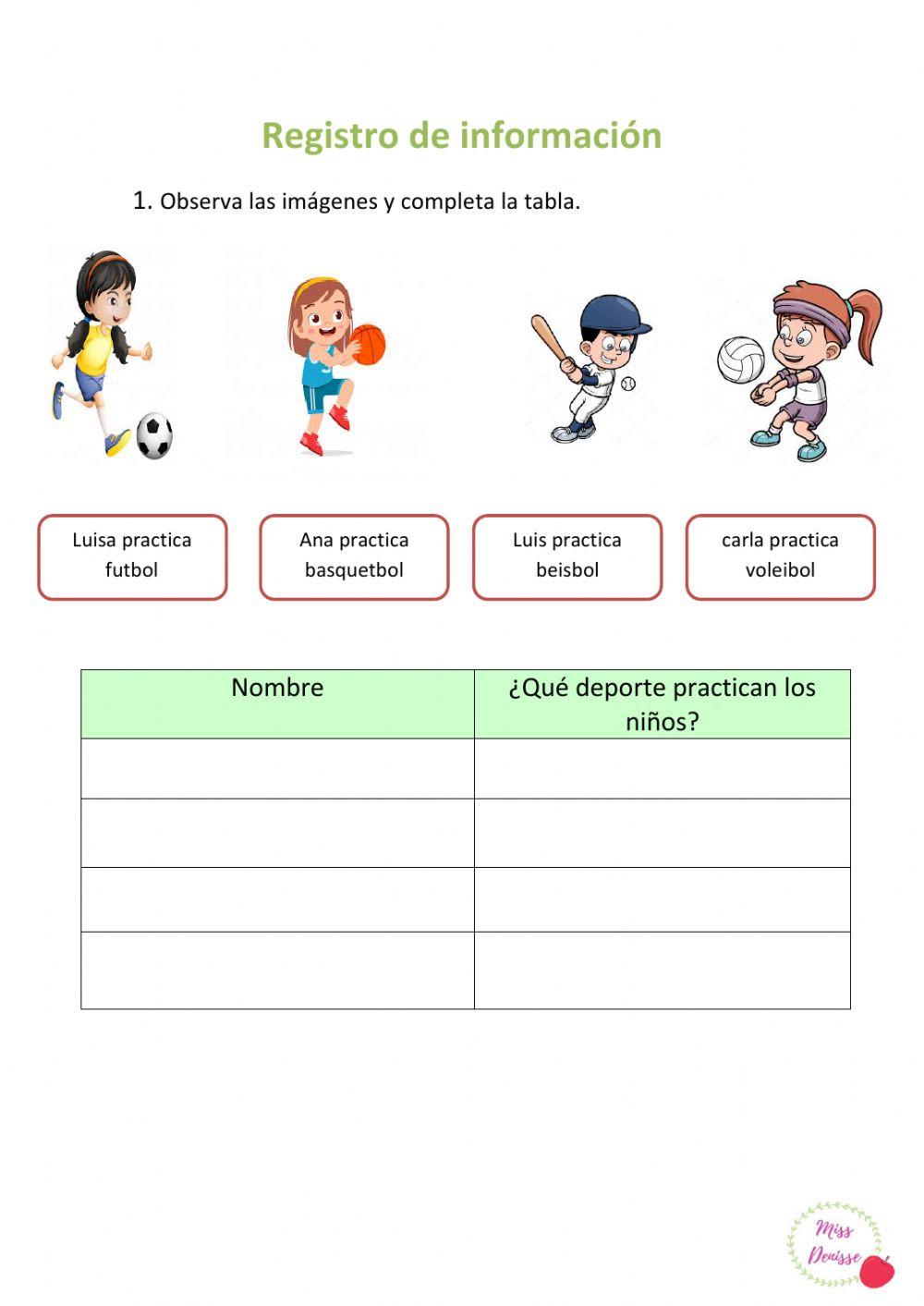 Registro de información