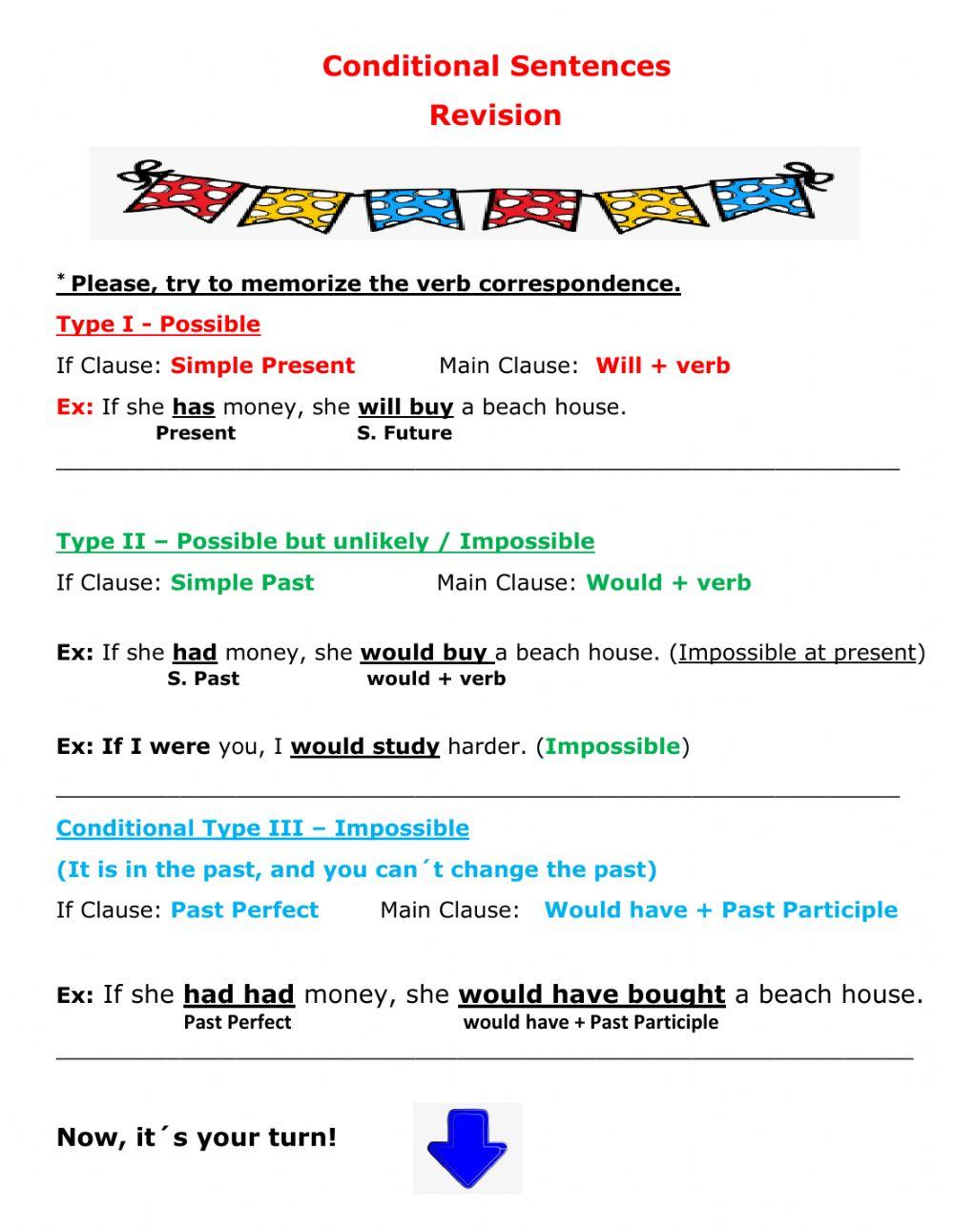 491868 | Conditionals | alecitati | LiveWorksheets