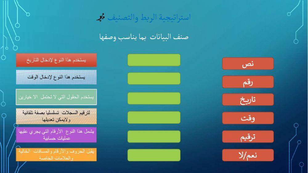 ورقة عمل الجداول