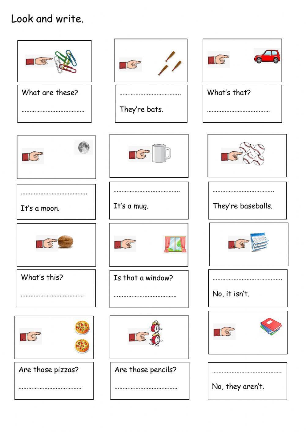 Demonstrative pronouns questions