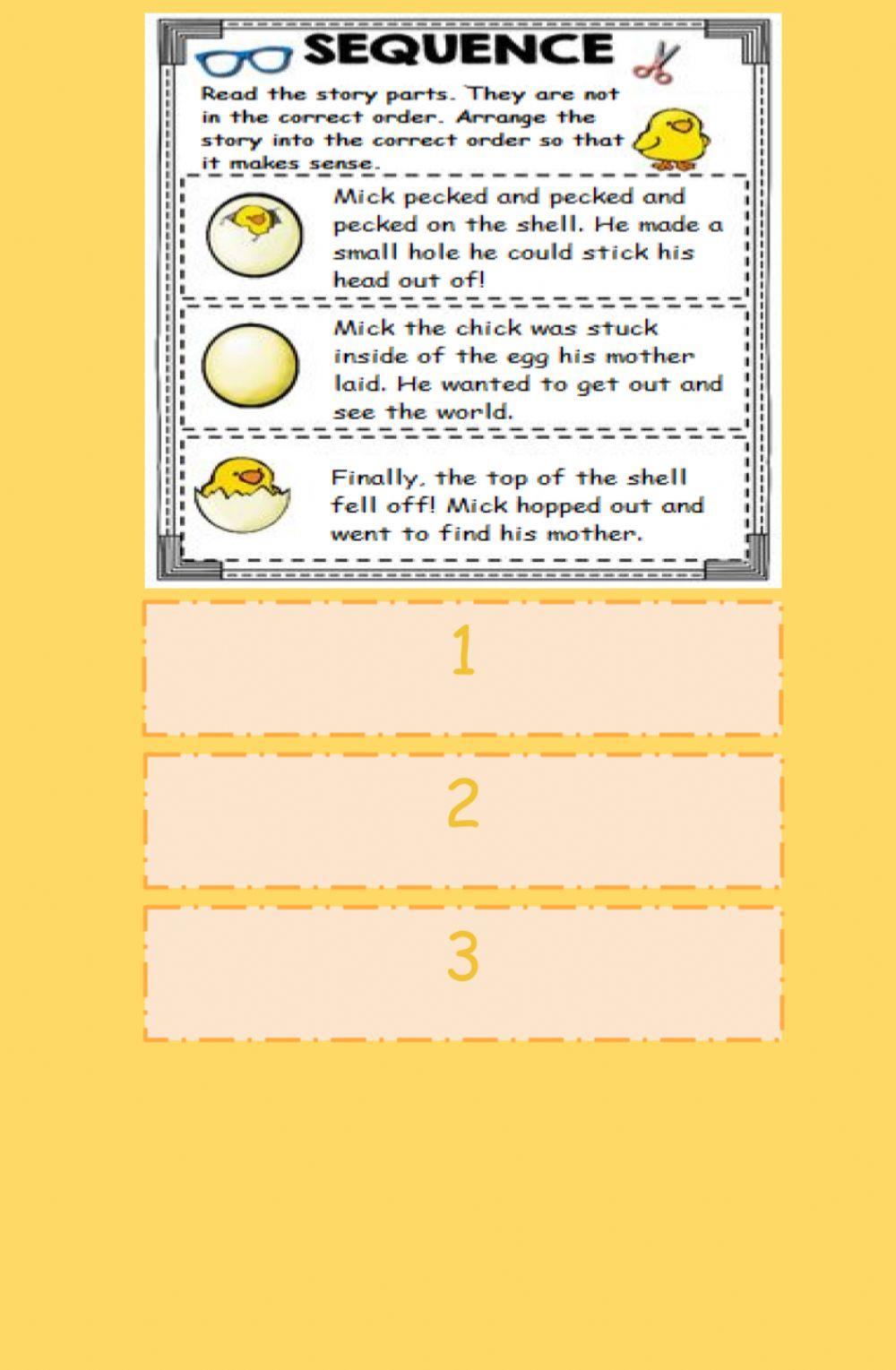 Story Sequencing Activity 3 Story Sequencing Activity 3