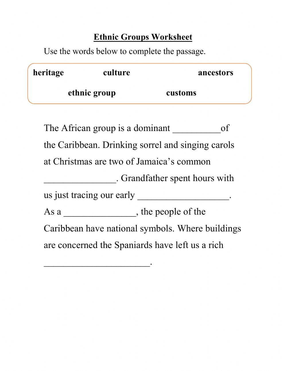 4410882 Ethnic Groups Worksheet Andrade2 4410882 Ethnic Groups Worksheet Andrade2