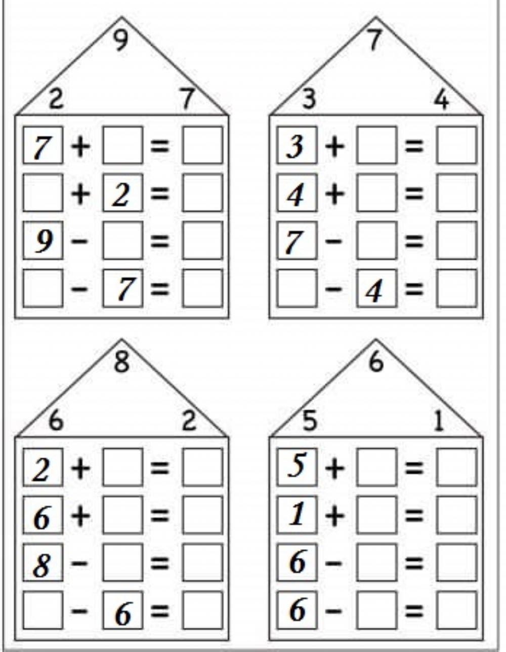 Составь взаимообратные примеры worksheet | Live Worksheets