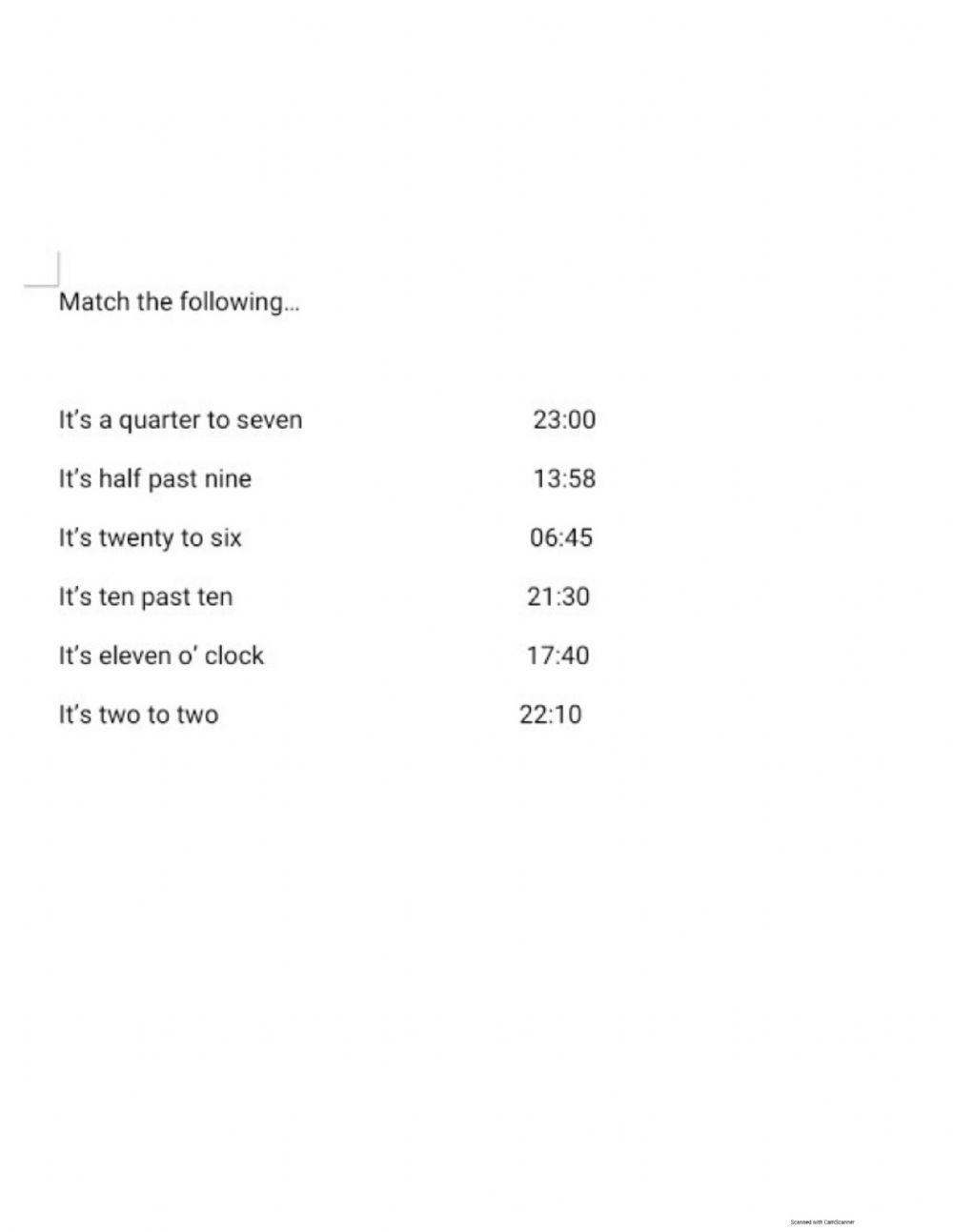 Live worksheet on time worksheet Live Worksheets