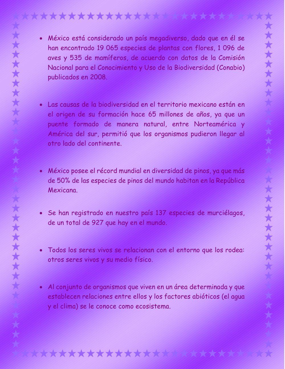 La diversidad de los seres vivos y sus interacciones