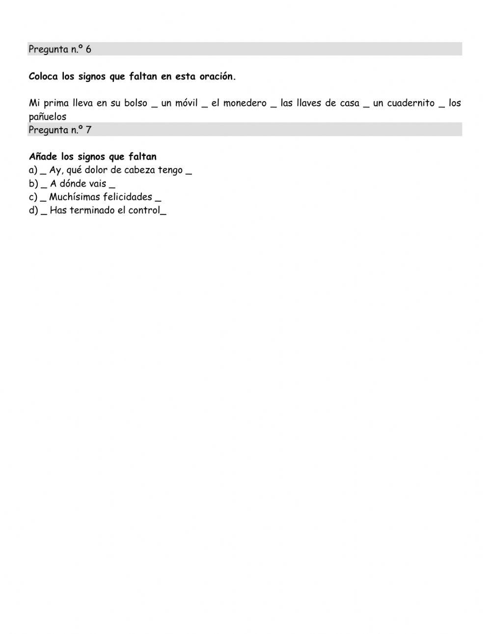 Control tema 2 lengua