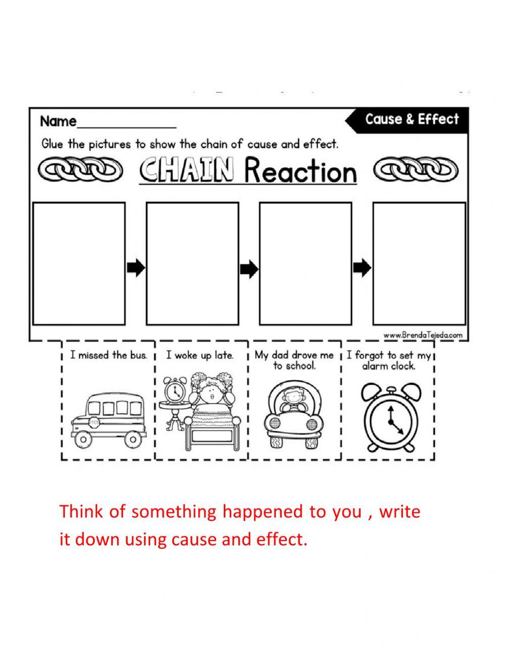 Cause and effect Cause and effect