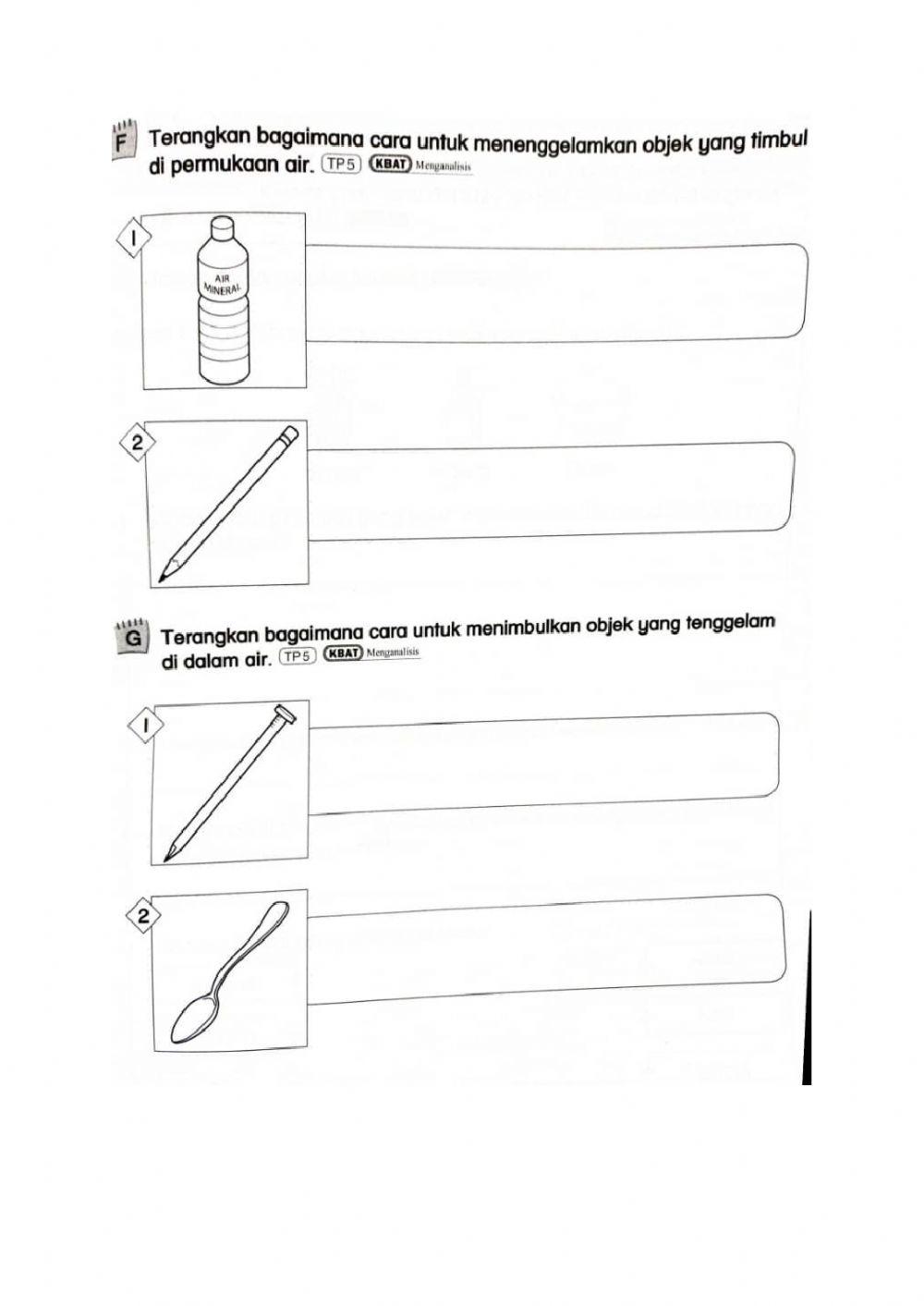 Sains tahun 3: ketumpatan