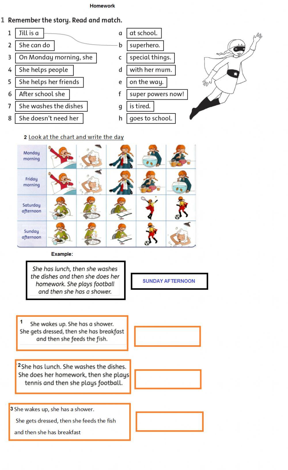 A day in super hero's life