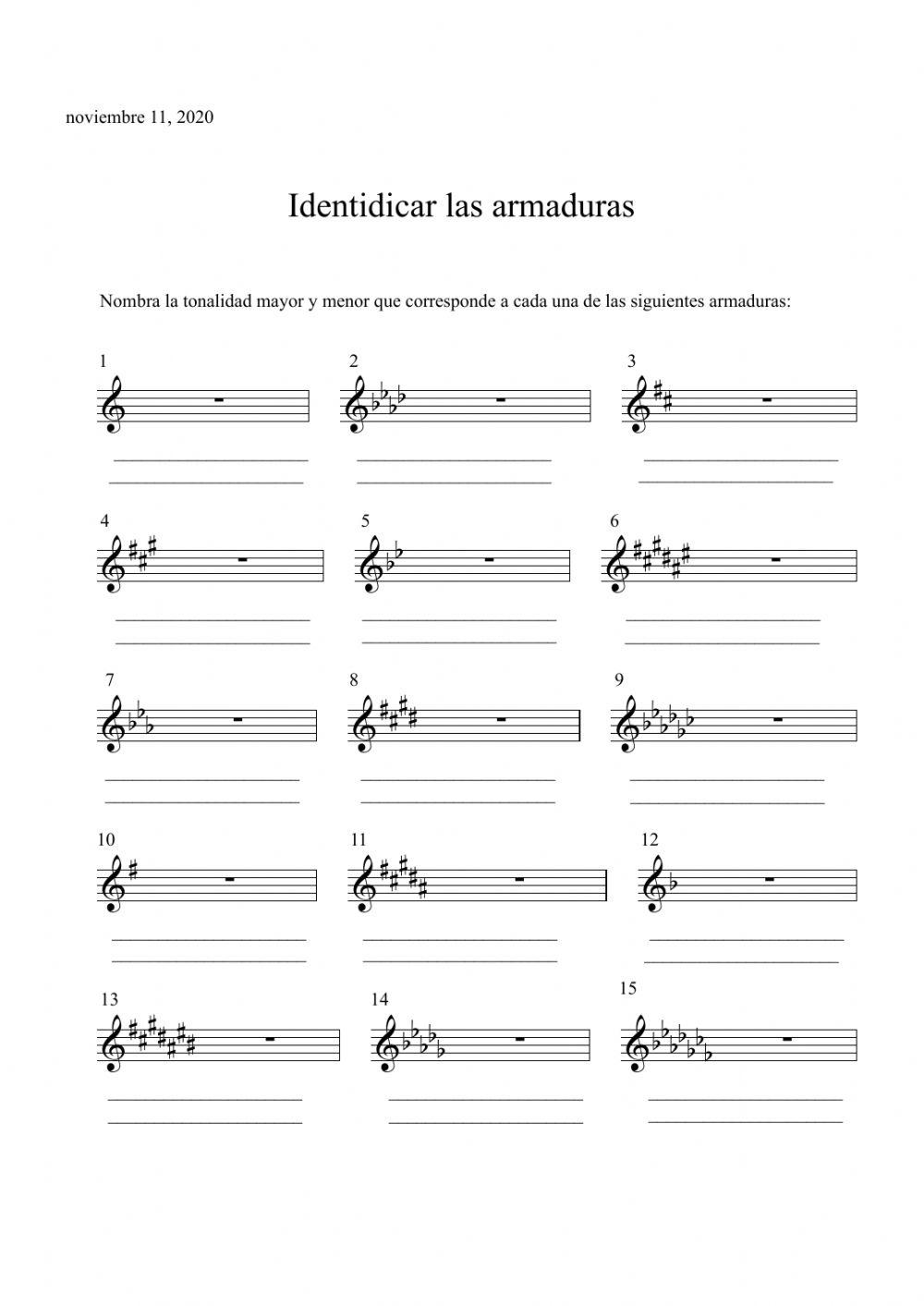 Identificar armaduras