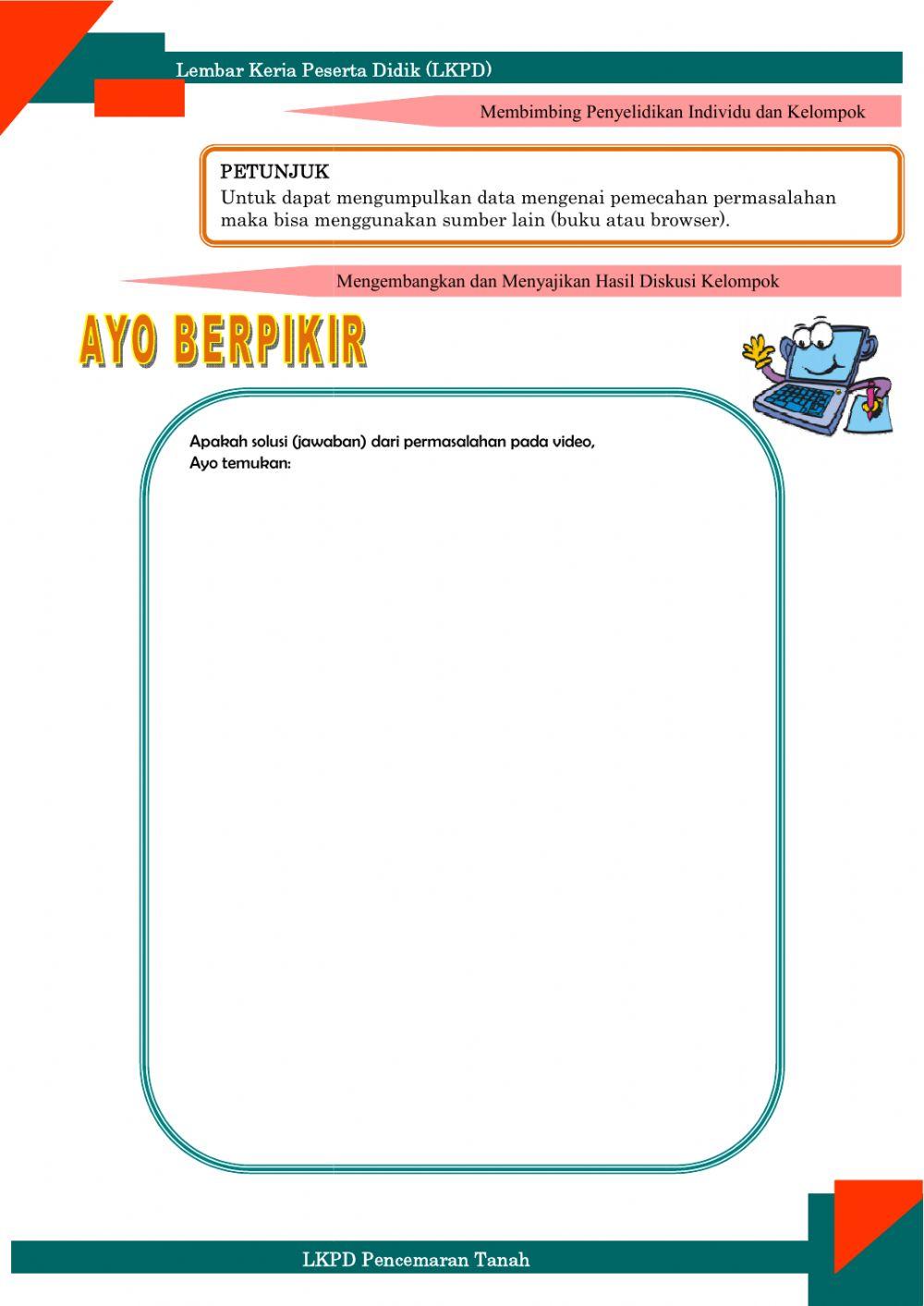 LKPD Pencemaran Tanah