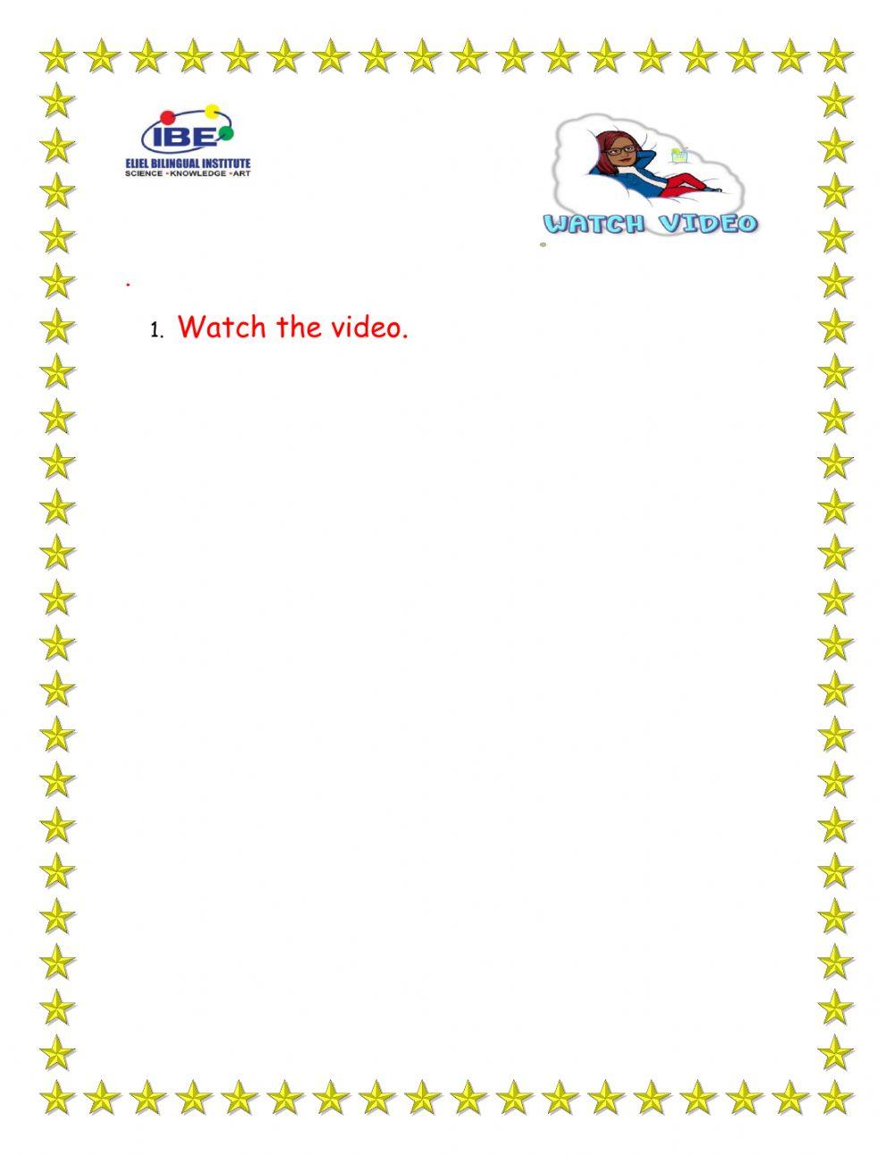 Video numbers 1 to 10