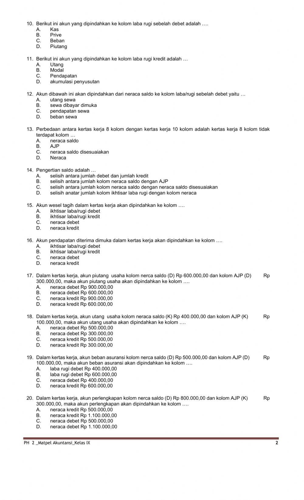 PH 2 Akuntansi 9