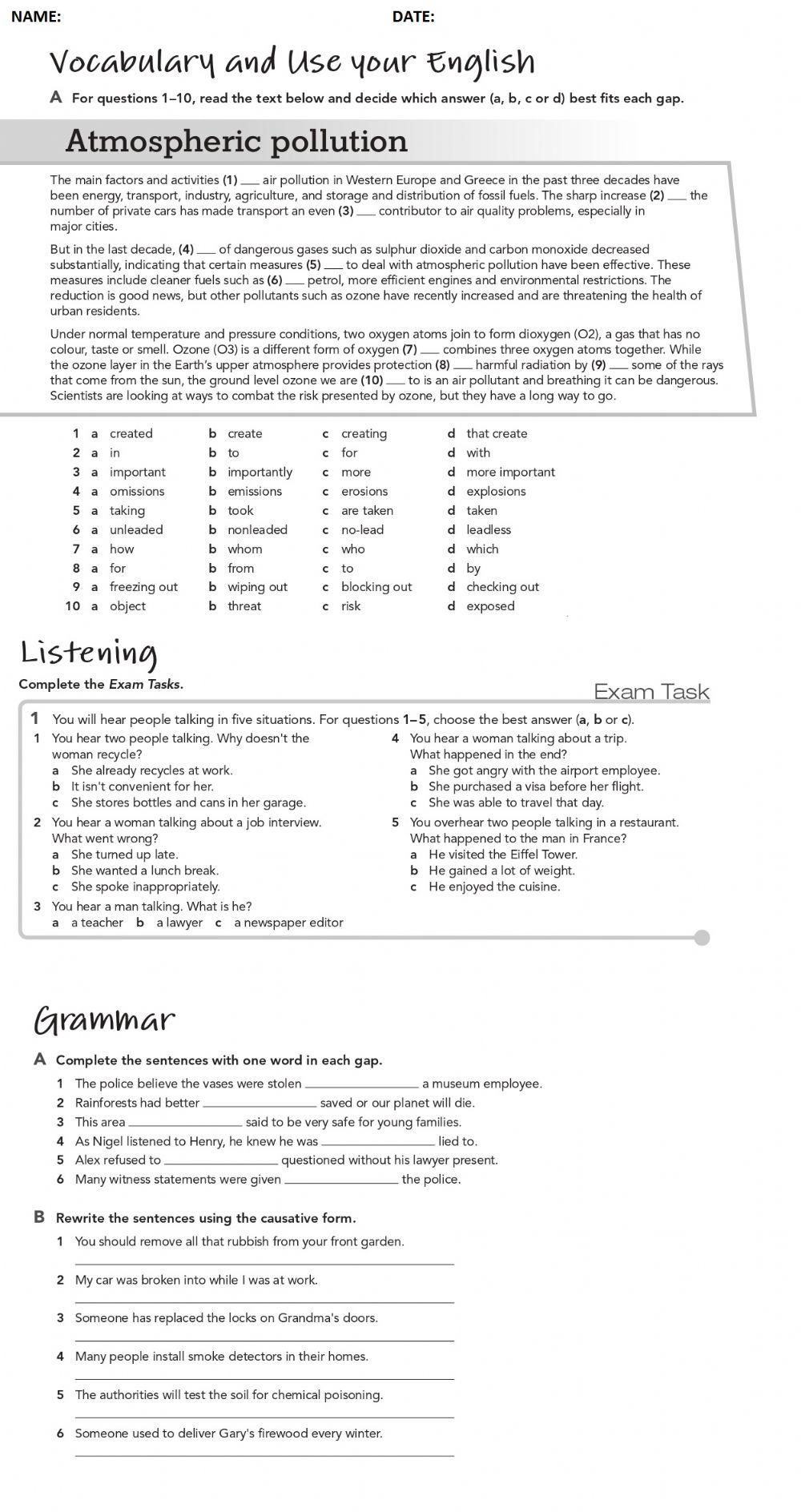 Ninth Grade Vocabulary Words