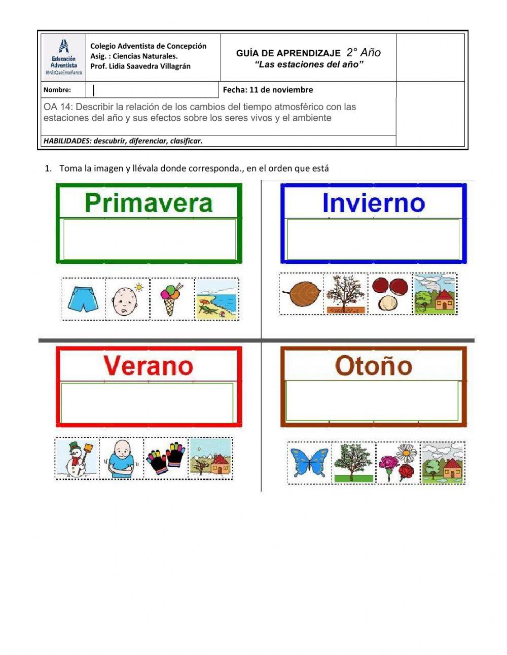 Las estaciones del año