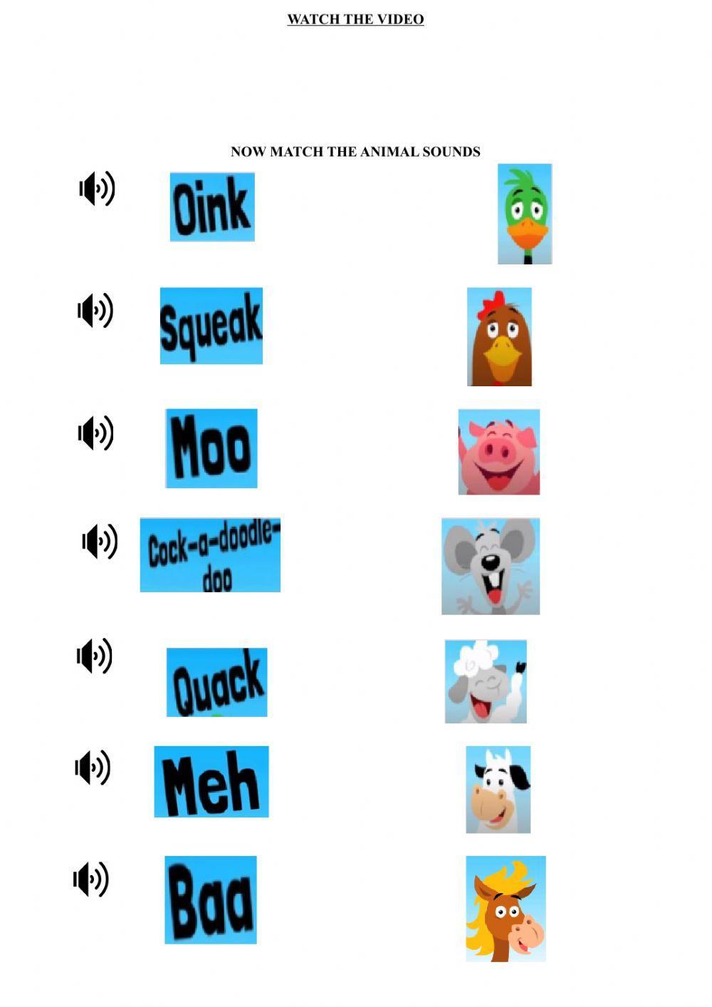 Animal sounds Animal sounds