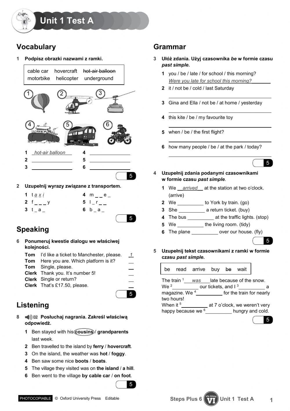 Steps Plus 6 Test Unit 1 LiveWorksheets 6225858 steps-plus-6-test-unit-1-liveworksheets-6225858